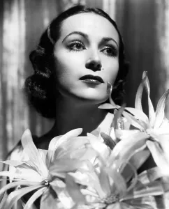 Flowers Prints: Dolores Del Rio, portrait ca. 1934