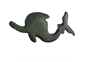Bronze Prints: Dolphin. Roman art. Sculpture on bronze