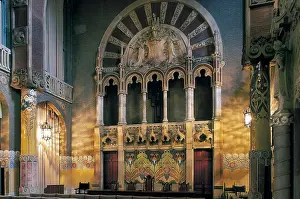 DOMENECH I ROURA, Pere (1881-1962); DOMENECH I MONTANER, Lluis (1850-1923). Hospital de la Santa Creu i de Sant Pau (Saint Paul's and Holy Cross Hospital). SPAIN. CATALONIA