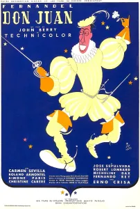 Spoof Prints: DON JUAN, French poster, Fernandel, 1956