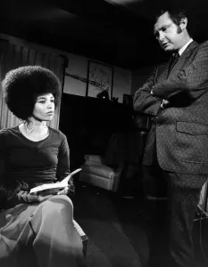 Angela Prints: Don Oliver interviews Angela Davis for an NBC special