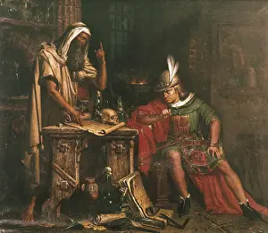 Parchment Prints: Don Pedro el Cruel consultando un horoscopo (Peter of Castile)