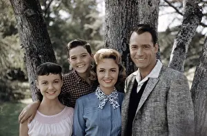 1950s Tv Prints: THE DONNA REED SHOW, from left: Shelley Fabares