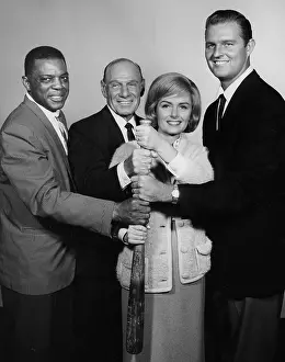 Willie Prints: THE DONNA REED SHOW, Willie Mays, Leo Durocher, Donna Reed, Don Drysdale, 1958-1966