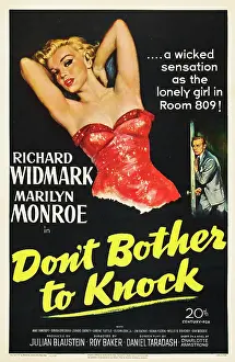 Pose Prints: DON'T BOTHER TO KNOCK, Marilyn Monroe