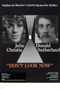 Christie Prints: DON'T LOOK NOW, British poster, from left: Julie Christie, Donald Sutherland, 1973
