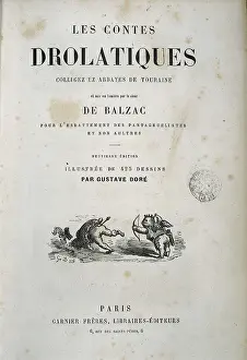 Center Prints: Dore, Gustave (1832-1883). Les contes drolatiques