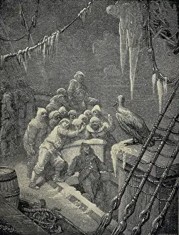 1877 Prints: Dore, Gustave (1832-1883). The Rime of the Ancient Mariner. 1877
