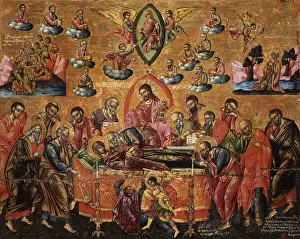Background Prints: Dormitio Virginis, by Joan Athanasi