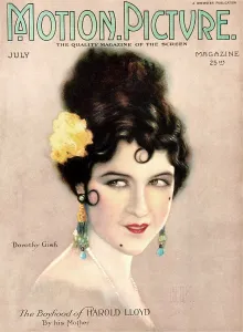 Chandelier Earrings Prints: Dorothy Gish, on the cover of Motion Picture Magazine, July 1923