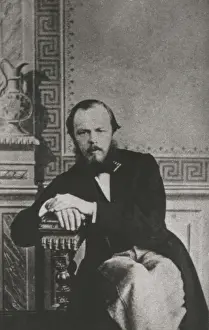 Black And Whiteportrait Prints: DOSTOYEVSKY, Fyodor Mikhaylovich (1821-1881)