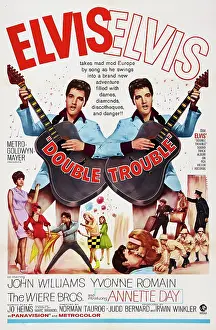 Police Prints: DOUBLE TROUBLE, Yvonne Romain, Elvis Presley, Annette Day, The Wiere Brothers, 1967