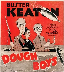 Eilers Prints: DOUGHBOYS, US poster art, from left: Buster Keaton, Sally Eilers, Cliff Edwards, 1930