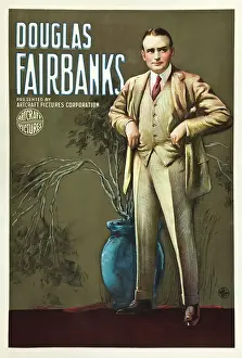 Publicity Prints: Douglas Fairbanks, Sr. on 1920s publicity poster