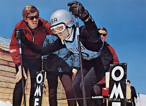 DOWNHILL RACER, Robert Redford, 1969
