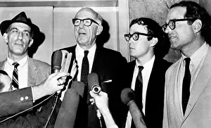 1960s Candids Prints: Dr. Benjamin Spock (second from left)