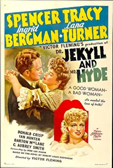 Lana Prints: DR. JEKYLL AND MR. HYDE, Spencer Tracy, Lana Turner, Ingrid Bergman, 1941