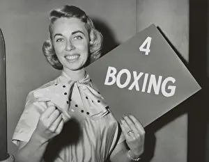 Quiz Show Prints: Dr. Joyce Brothers after winning $8