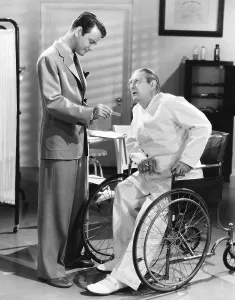 Wheelchair Prints: DR. KILDARE GOES HOME, from left, Lew Ayres, Lionel Barrymore, 1940