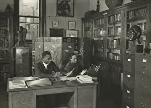 Typewriter Prints: Dr. Lawrence D. Reddick, was curator of the Schomburg Collection