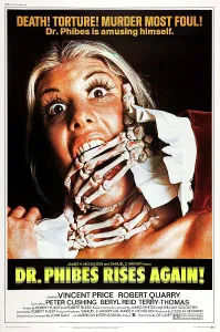 Hand Over Mouth Prints: DR. PHIBES RISES AGAIN!, poster art, 1972