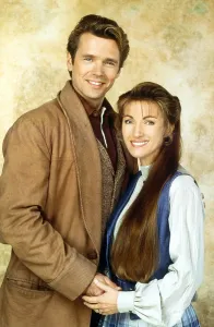 Seymour Prints: DR. QUINN, MEDICINE WOMAN, from left: John Schneider, Jane Seymour, 1997, 1993-1998