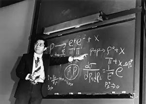 Physicists Prints: Dr. Samuel Chao Chung Ting, winner of the 1976 Nobel Prize in Physics with Burton Richter