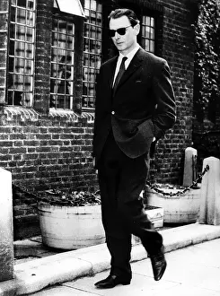 Sunglasses Prints: Dr. Stephen Ward following his release on bond from Brixton Prison for his role in the Profumo scandal