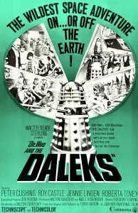 Peter Prints: DR. WHO AND THE DALEKS, top l-r: Peter Cushing
