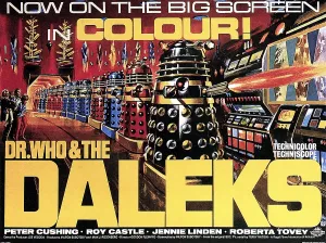 Time Travel Prints: DR. WHO AND THE DALEKS, poster, 1965
