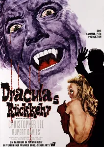 December Prints: DRACULA HAS RISEN FROM THE GRAVE, Christopher Lee, Veronica Carlson, 1968