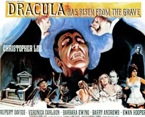 Christopher Prints: DRACULA HAS RISEN FROM THE GRAVE, (poster art), Christopher Lee, 1968