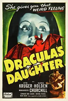 Holden Prints: DRACULA'S DAUGHTER, top: Gloria Holden