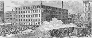 Images Dated 27th January 2009: The Draft Riot battle on Second Avenue of July 16