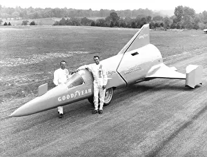 Speed Prints: Drag racer Walter Arfons, with the Wingfoot Express in 1964