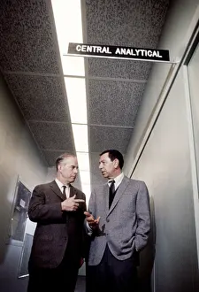 1960s Tv Prints: DRAGNET 1967, (aka DRAGNET), from left, Henry Morgan, Jack Webb, 1967-70 (1967 photo)