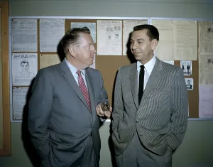 Jack Prints: DRAGNET, from left, Ben Alexander, Jack Webb, 1951-59