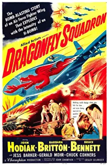 Images Dated 14th August 2013: DRAGONFLY SQUADRON, bottom from left: Bruce Bennett, Barbara Britton, John Hodiak, 1954