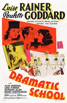 Paulette Prints: DRAMATIC SCHOOL, top l-r: Paulette Goddard
