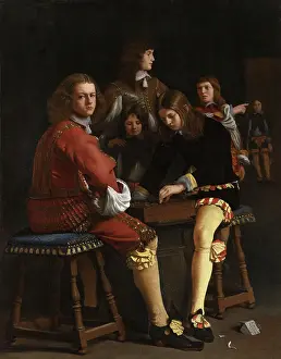 1650s Prints: The Draughts Players, by Michael Sweerts