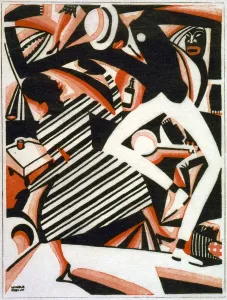 White Pants Prints: Drawing in two colors, or Interpretation of Harlem Jazz