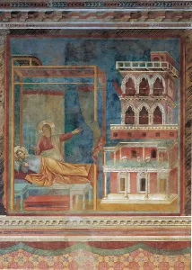 Picture Frame Prints: The Dream of the Palace, by Giotto