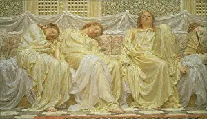 English Prints: Dreamers, 1882, by Albert Joseph Moore