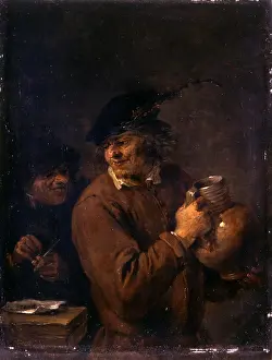 Stand Prints: Drinker and Smoker, after David Teniers II