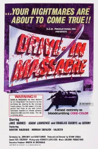 Movie Screen Prints: DRIVE IN MASSACRE, (aka DRIVE-IN MASSACRE), US poster, 1977