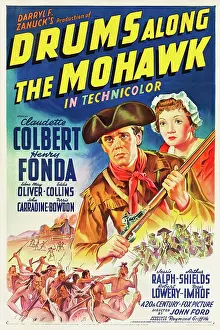 Bonnet Prints: DRUMS ALONG THE MOHAWK, Poster Art
