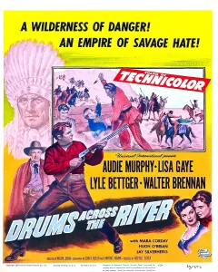 Murphy Prints: DRUMS ACROSS THE RIVER, US poster