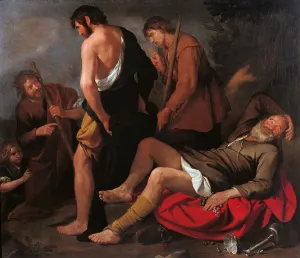 Noah Prints: Drunkenness of Noah, by Giovanni Andrea De Ferrari
