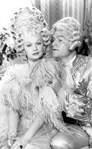 1700s Prints: DU BARRY WAS A LADY, (from left): Lucille Ball, Red Skelton, 1943