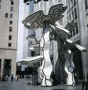 New Yorkers Prints: DUBUFFET, Jean (1901-1985). Group of Four Trees